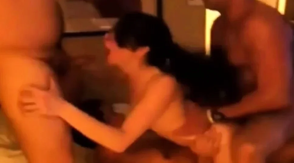 slutty amateur young girl in her first gangbang