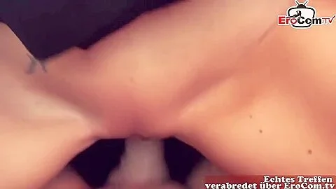 Risky With German Gothic Milf In Car