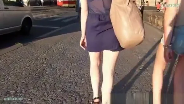 Pretty girl in sexy shorts