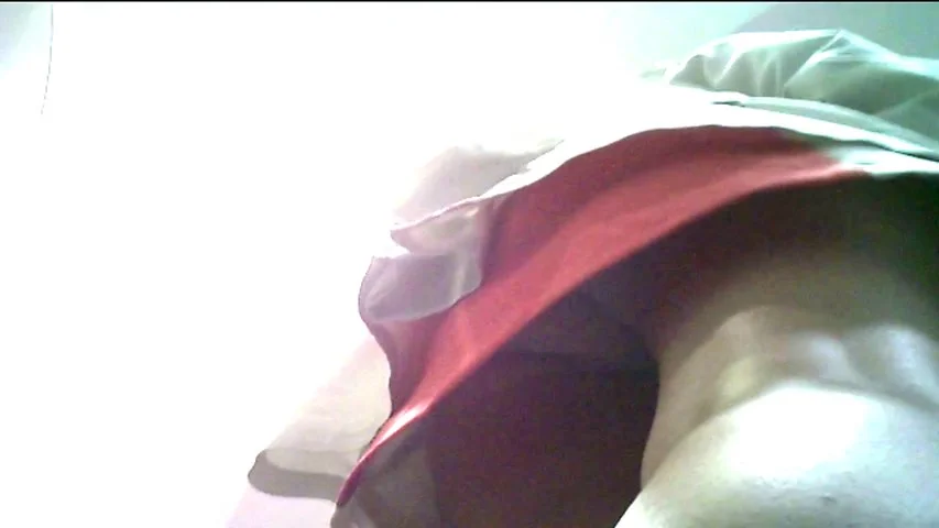 Upskirt at the front desk
