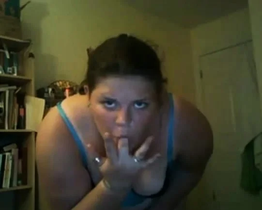 BBW Shoves a Toy in her Fat Pussy