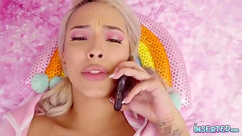 Is Talking On The Phone While Getting Her With Lauren Pixie