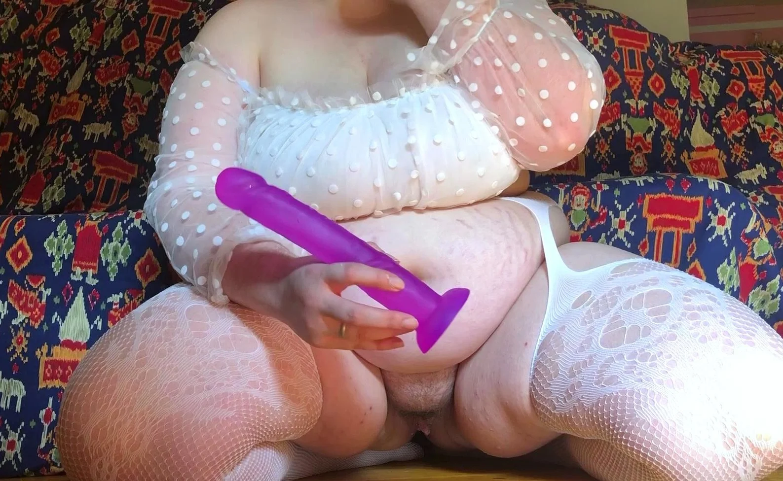 Amateur Busty Mature Big Ass Dildo Masturbation