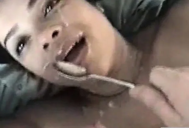 girls spoonfed facial
