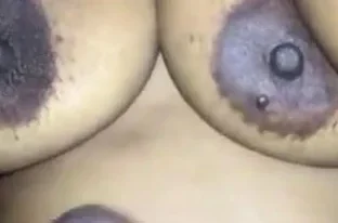 Cumshoot on big boobs