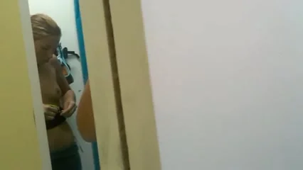 Trying On Bras 4