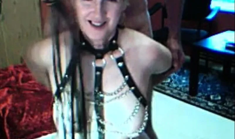 Granny Ellen has finally become a BDSM slave