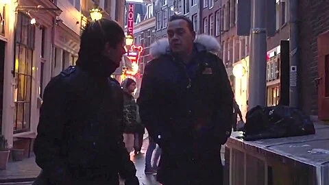 Pretty Dutch Hooker Creamed By Lucky Tourist