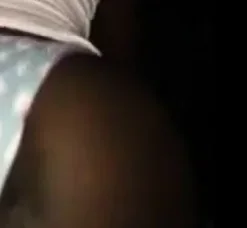 Black Chick Fucking See Thru Dildo