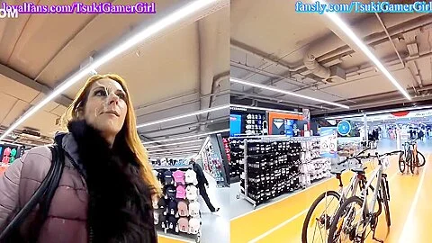 Cumwalk In A Mall 8. , Cumshot In The