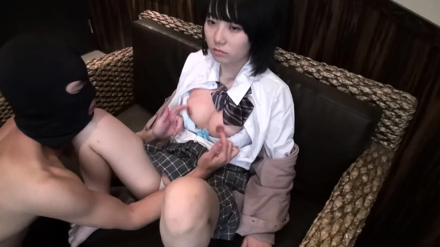 Japanese Teen In Uniform Banged Sideways