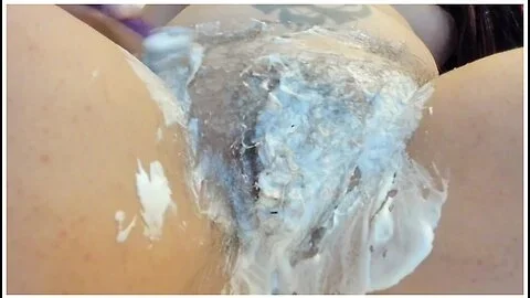 Complete Very Close Hair Removal Of A Big And Really Hairy Pussy Fetish