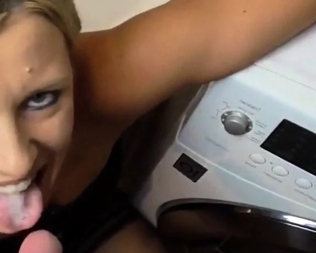 Deutsch MILF creampied auf washmashine