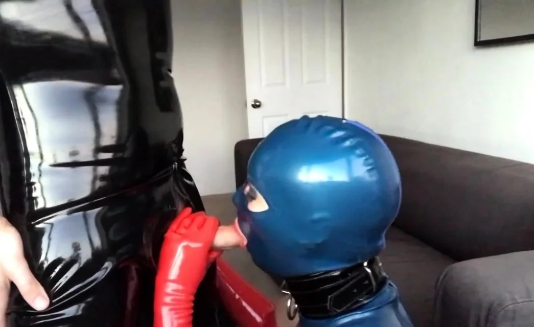 Latex Femdom BDSM for Guy