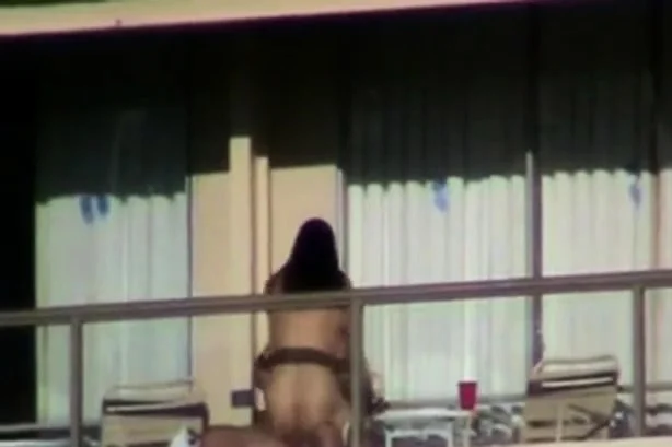 HOTEL BALCONY FUCK!!!!