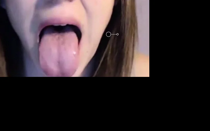 brun face tongue target