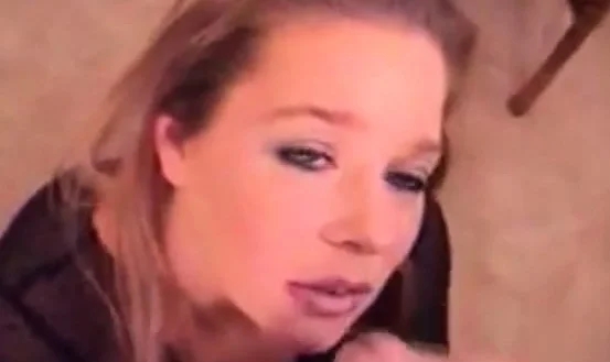 Begging for cum on her face