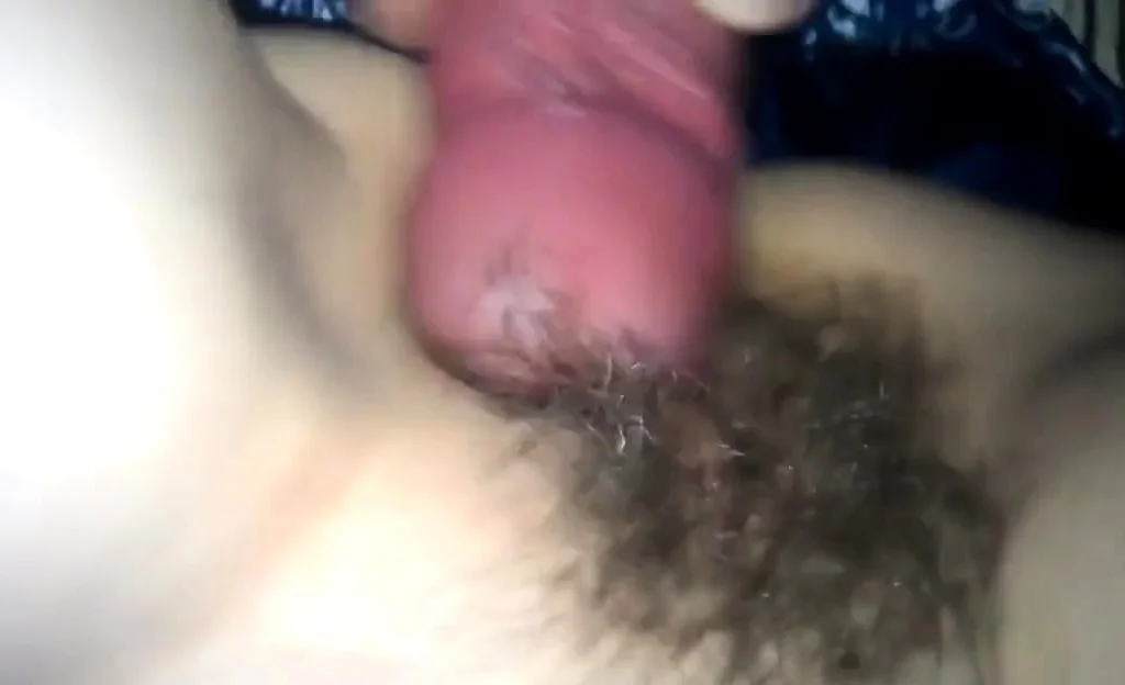 Hairy girl pussy get creampie