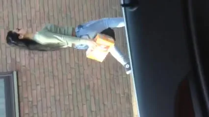 Geile Sau auf der Strasse