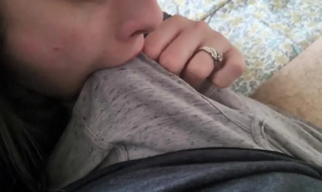 She's bites me and I cum in my boxers