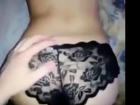 Panties getting cum covered