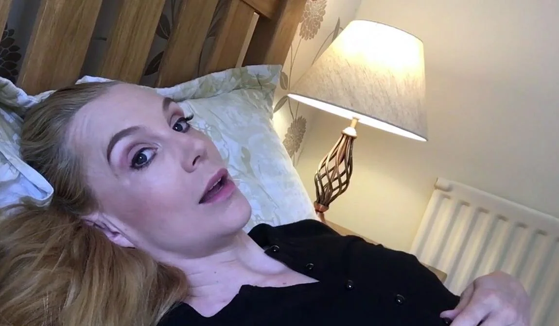 Blonde big titted amateur milf banged