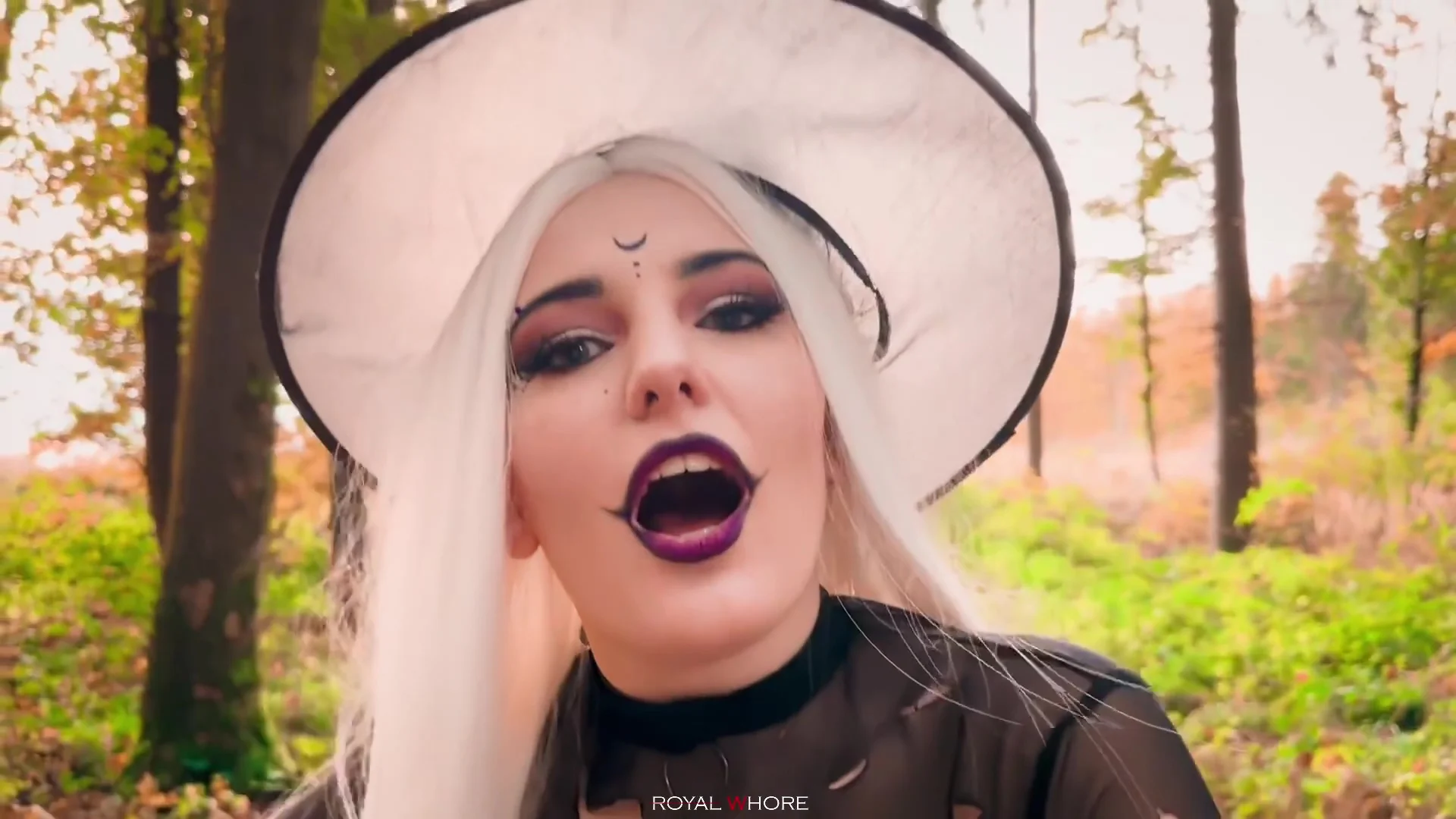 Whore Suzie Sparkles Pee In The Middle Of Forest