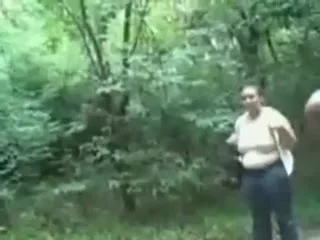Girl breaths and stop for dick flash