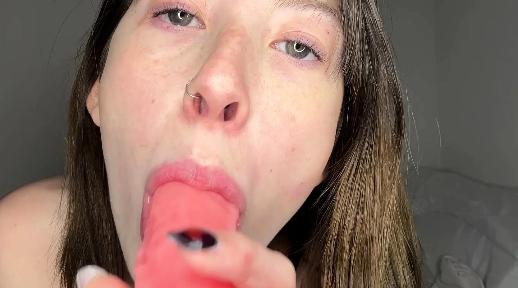 ASMR GF Suck Your Cock, Cum in my Mouth.