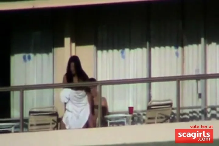 HOTEL BALCONY FUCK!!!!