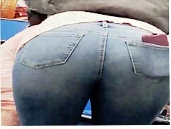 Nice Candid Jeans Ass with Pantyline