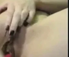 Squirting with dildo inside