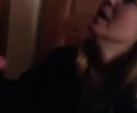 Anne Sucks Cock While Her Dad Waits in Car Outside
