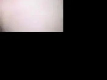 Girl taking huge black knob