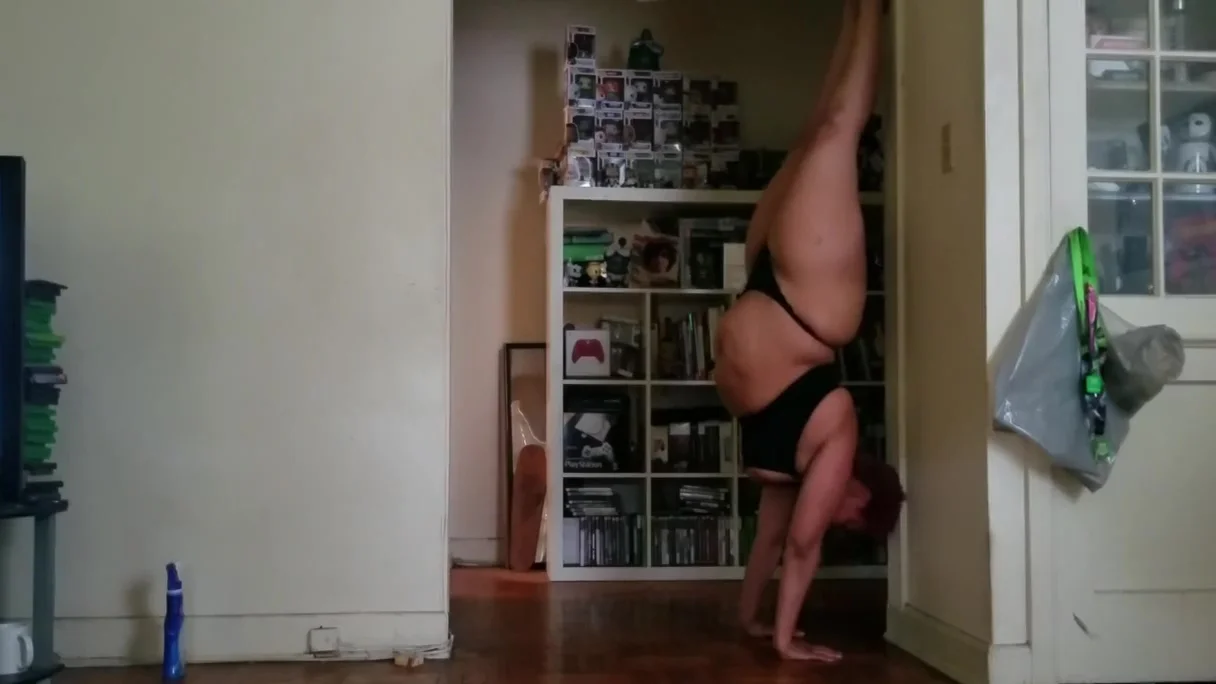 5.23.19 Yoga Practice black lingerie