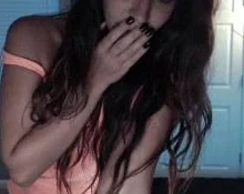 Close up teen masturbation