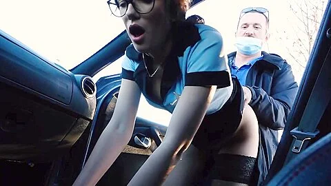 Tannyia Corrupt Cop Takes Bribe And Fucks A Driver