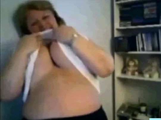 Mature Nancy playing with her boobs on webcam