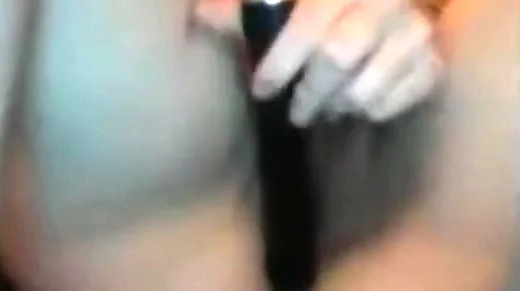shy brunette 1st time masturbating on cam