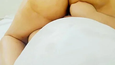 Big Ass Step Mom Asked Him To Massage Her Chubby Body Instead She Started Sucking His Cock Creampie