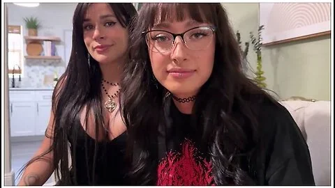 Meeting My Step Sisters Goth Girlfriend - Effy Cutie, Alex Adams And Natasha Noel