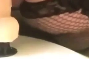 Giant BBW in dildo action