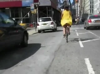 un bel culo in bicicletta
