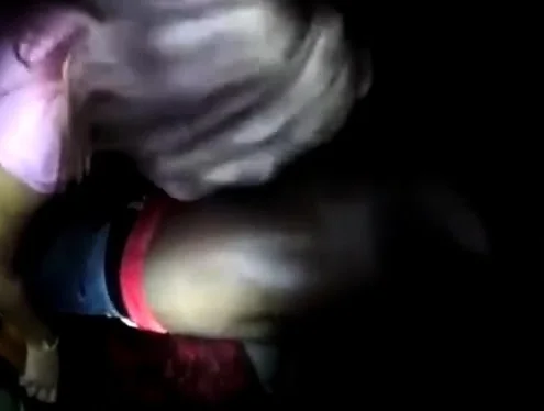 Amateur orgy in movie theater