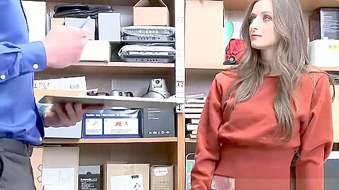 Hottie Busted & Fucked For Stealing In Mall Store