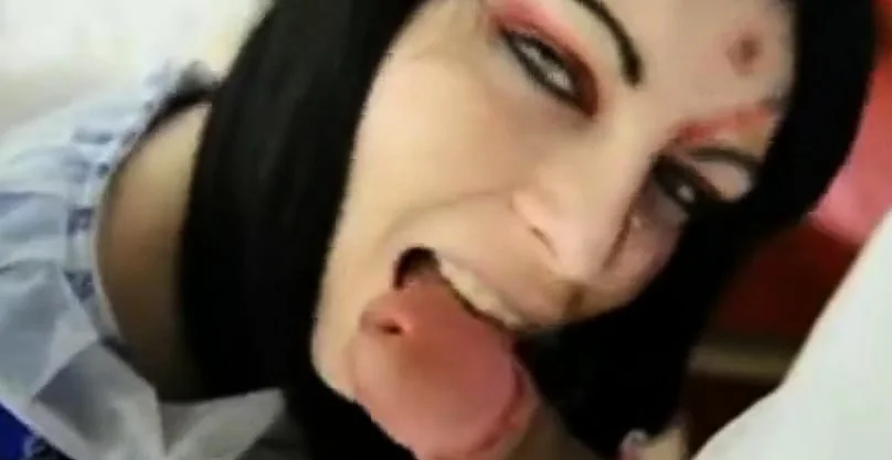 Cosplay girl with enormous boobies gets fucked