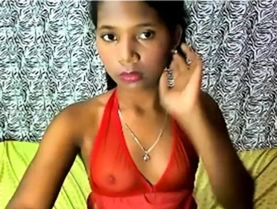 Dark-skinned brazillian teen