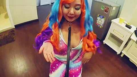 Trick Or Treat With The Slutty Unicorn Girl ( 1 )