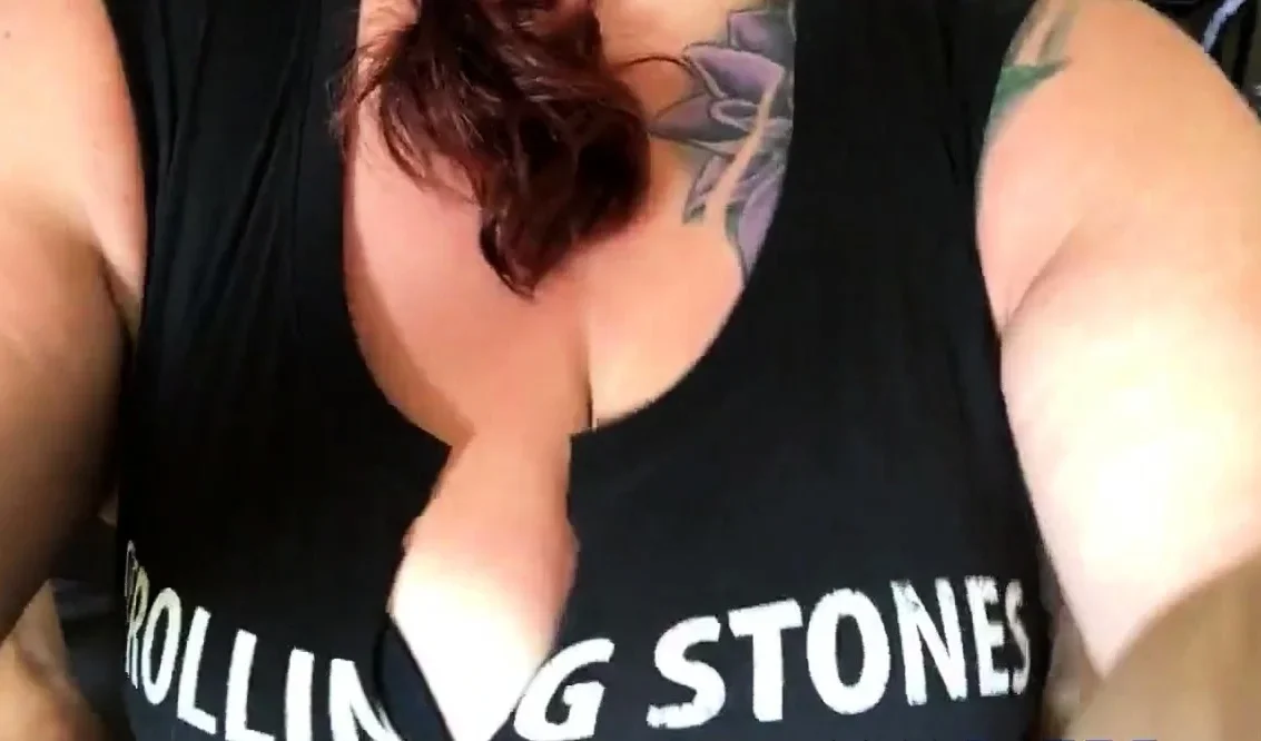 Whore getting her tits slapped and squeezed