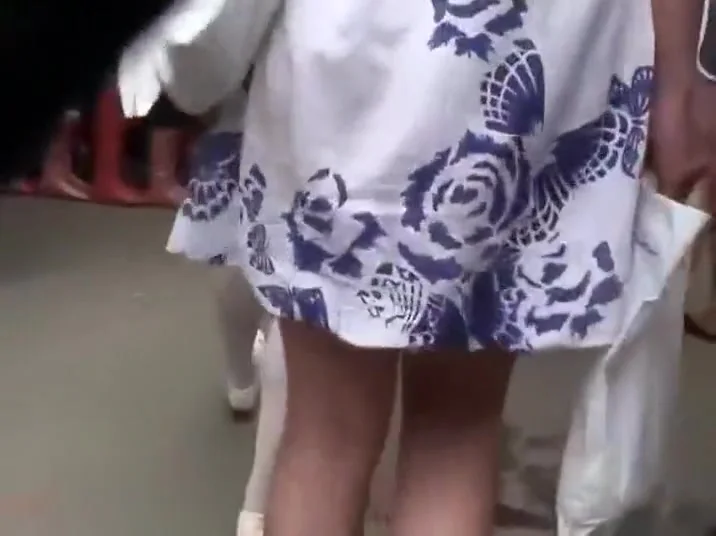 Hot ass found within casual dress